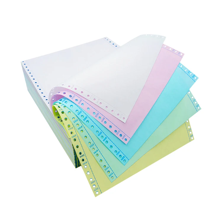 Копировальная бумага, листы для печати, 4-слойные компьютерные формы, безуглеродная бумага, сделано в Китае