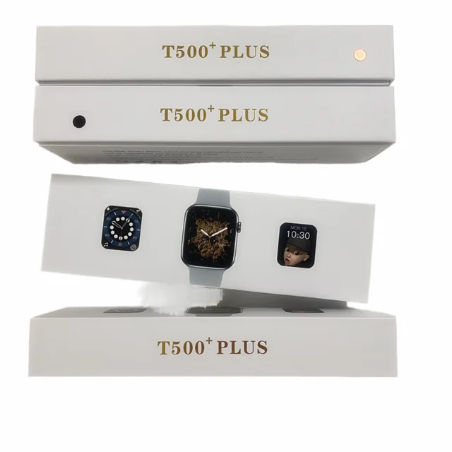  Square Reloj Smart Watch With Play IWO Series 5 6 Intelligent IOS Android T500 T500+