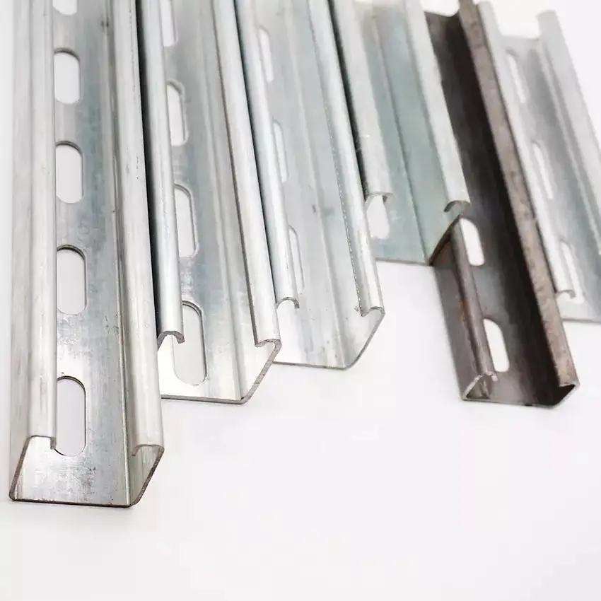 Steel profiles china perforated stainless steel channels price c-channel cold rolled c channel steel strut channel