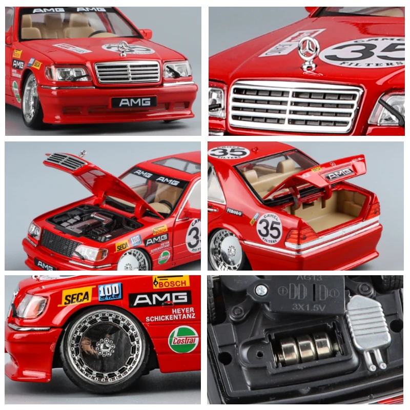 Diecasting Alloys Car 1:24 Vehicle Model Car Toys Metal Toy Pull Back Car Model Toys