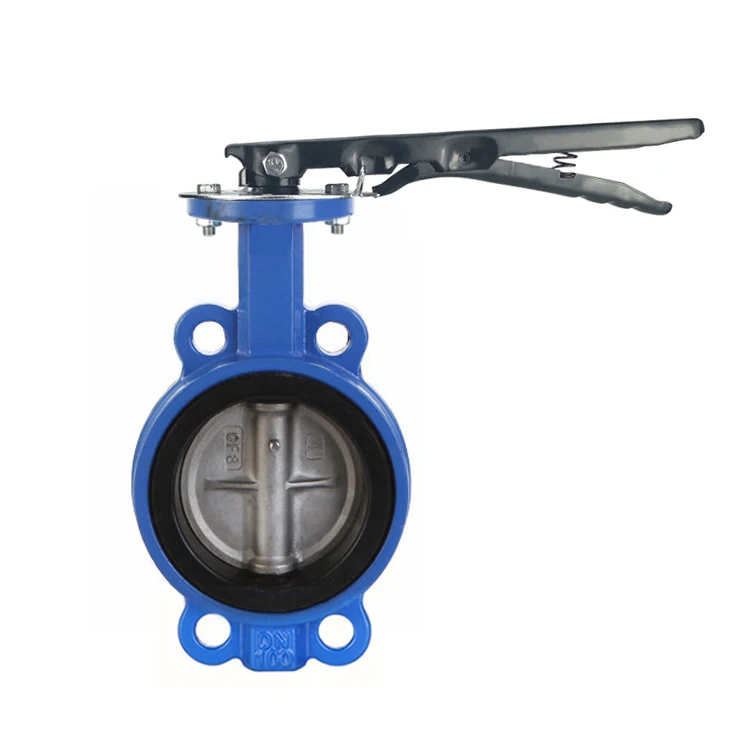 SK Hot Sale Big Size DN300 Cast Ductile Iron Wafer Type Butterfly Valve EPDM Seat SS304 Disc Butterfly Valve