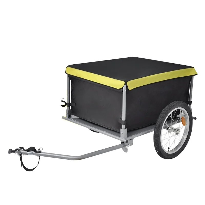 Лидер продаж велосипедный подвесной прицеп складной трейлер для домашних животных тележка багажа на открытом