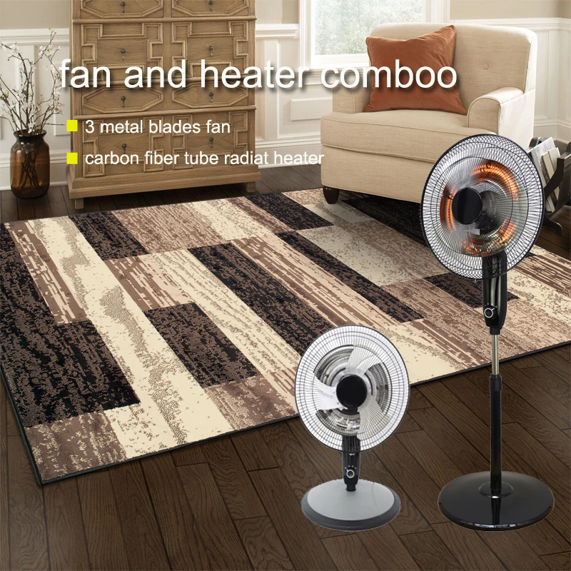 2 in 1 function pedestal table fan radiator heater electric heaters for room personalized china wholesale heaters for bedrooms