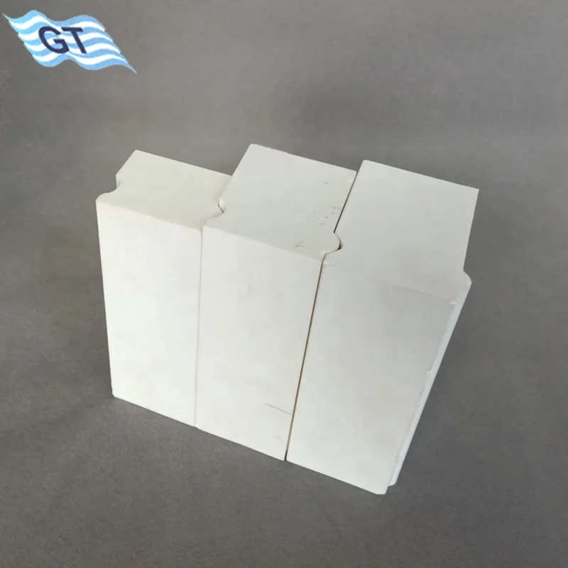 Low abrasion ceramic wear liner for cement industry