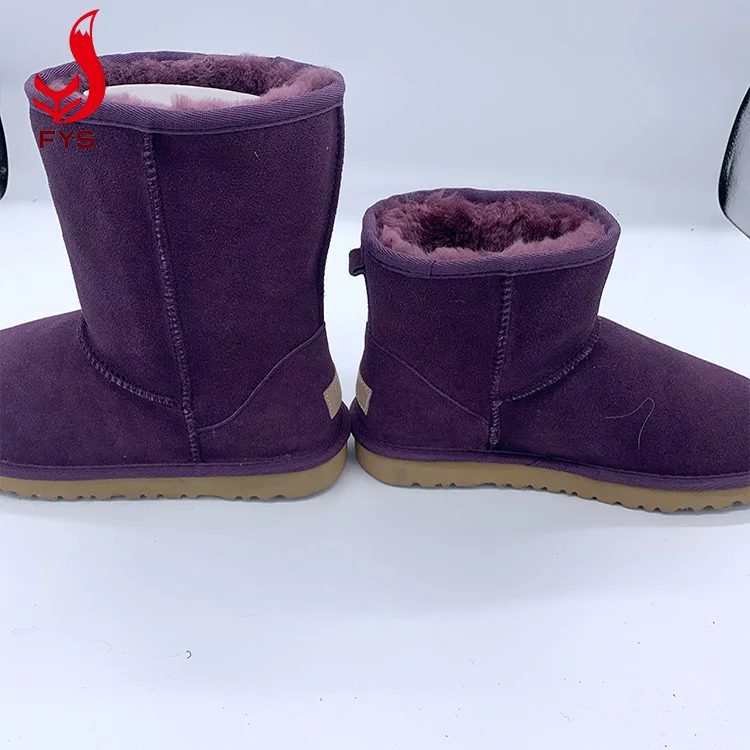 
Cheap factory price custom multiple colour durable fashion fur boot women 