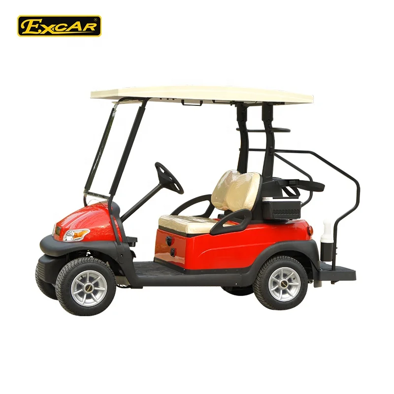 2 Seats Electric Golf Cart with 48V DC system hot for sale with solar roof