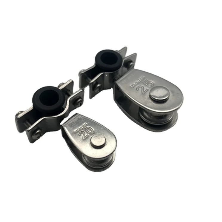 Factory M20/M25 Stainless Steel Swivel Single Cable Pulley Block