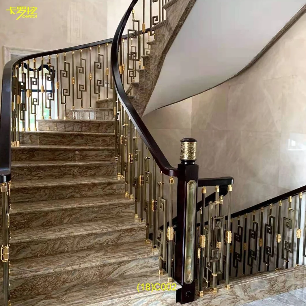 modern minimalist staircase handrail design brass deck railing