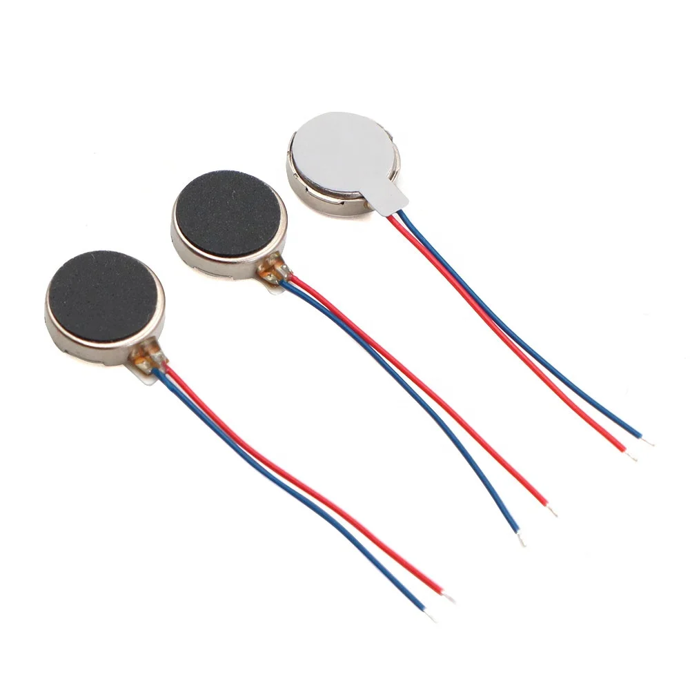 10MM 12000rpm Small Vibrator Motor Coin Style MINI Flat Vibrating Motor 3V DC 1030 Vibration Motor For Wearable Device
