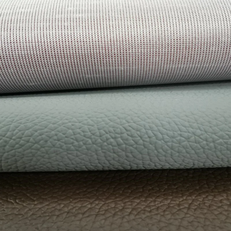 Manufactured anti mildew colorful durable imitation litchi grain sofa pvc artificial for automobile car seat leather textiles