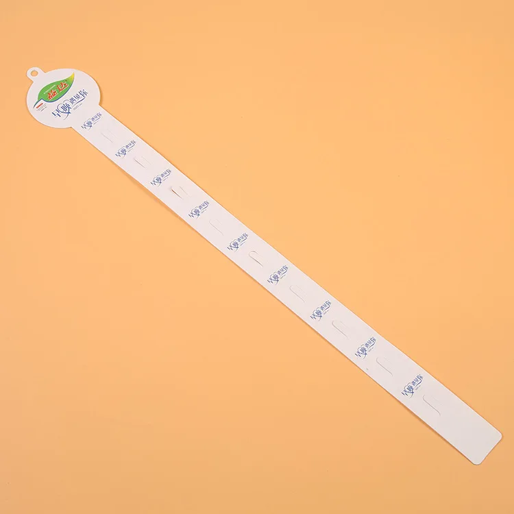 Supermarket 12 Hook Plastic Injection POP Merchandising Hanging Perforated Retail Display Clip Strip Hanging Strips