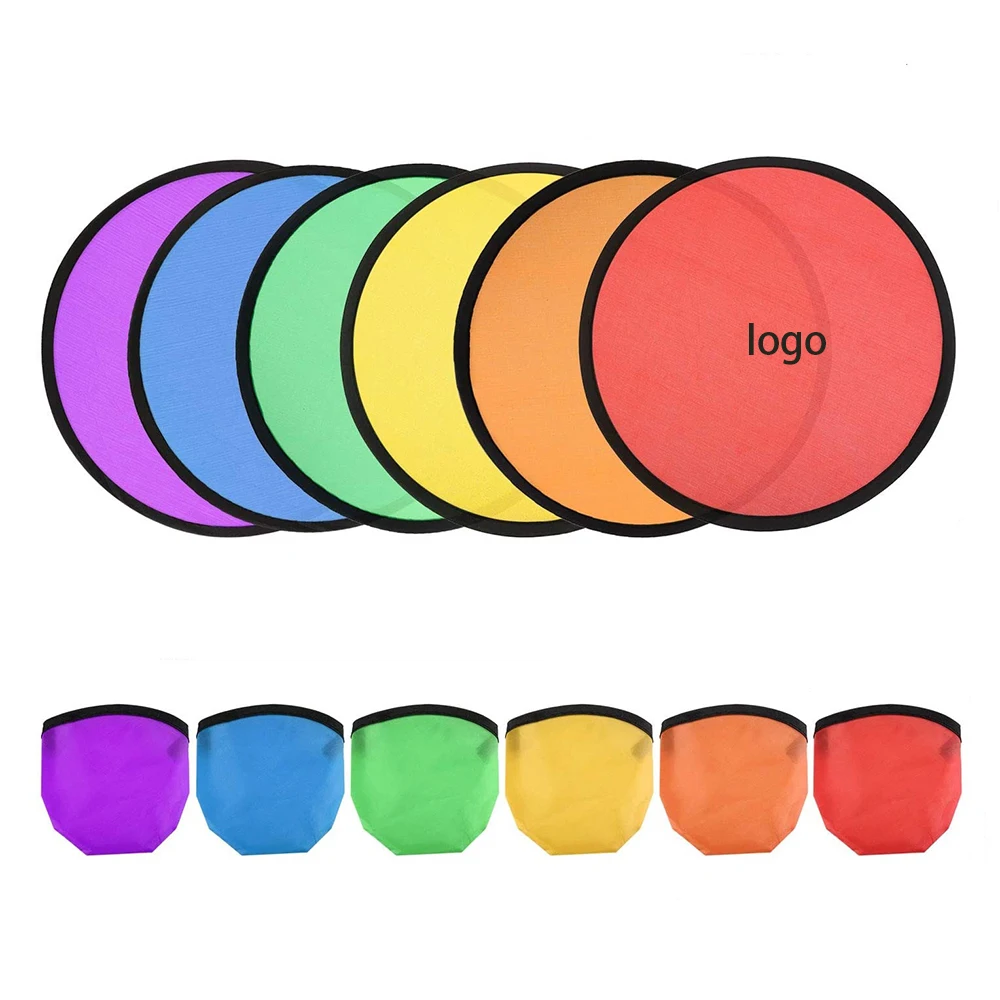 Folding soft Flying Disc for dog training and kids outdoor games Promotional Advertising