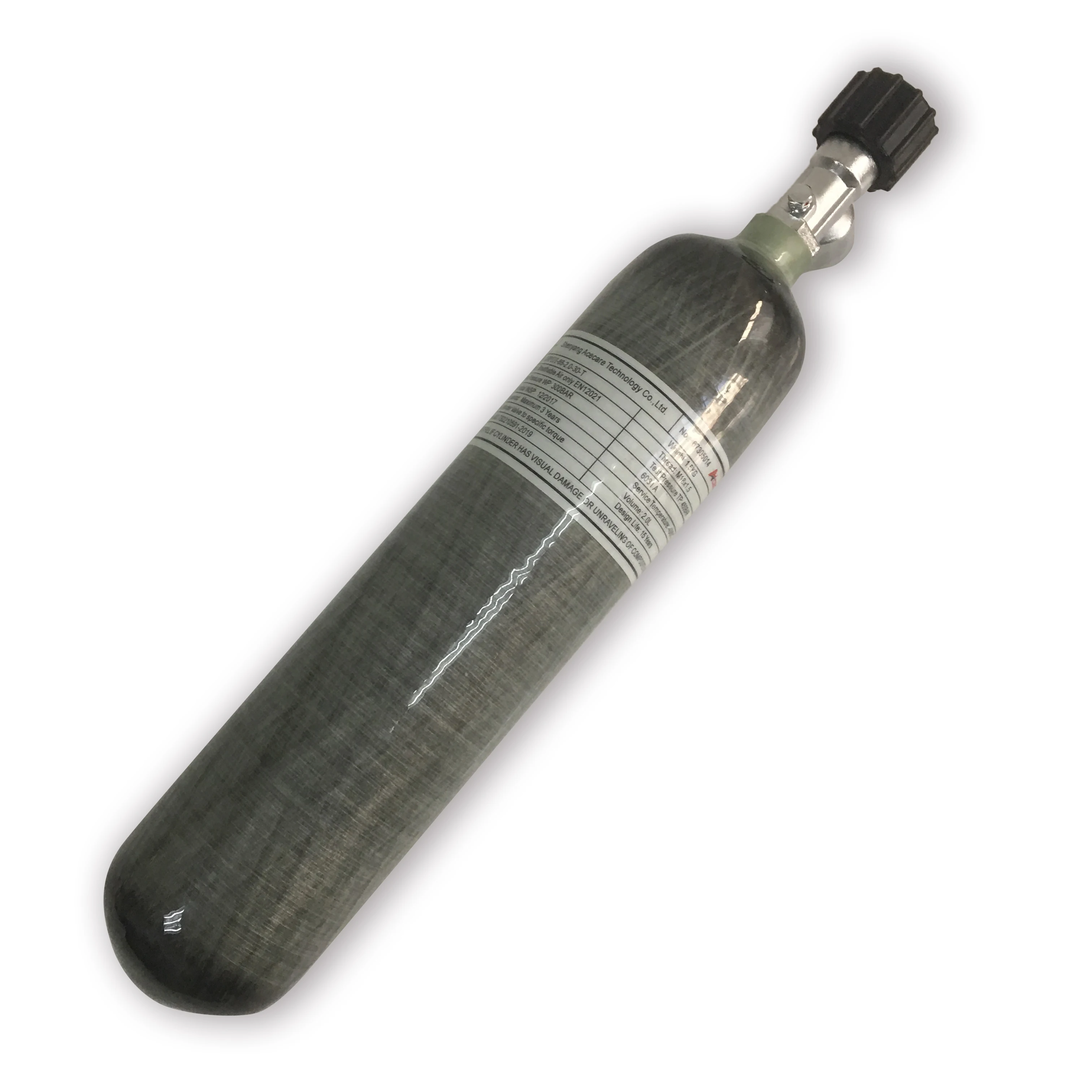  2L 30Mpa 4500psi высокого давления углеродного волокна цилиндр для подводного плавания с клапаном