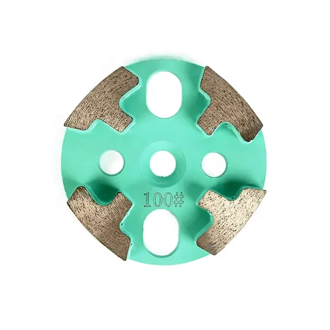 4 inch T segments diamond grinding disc or pad for concrete floor grinding