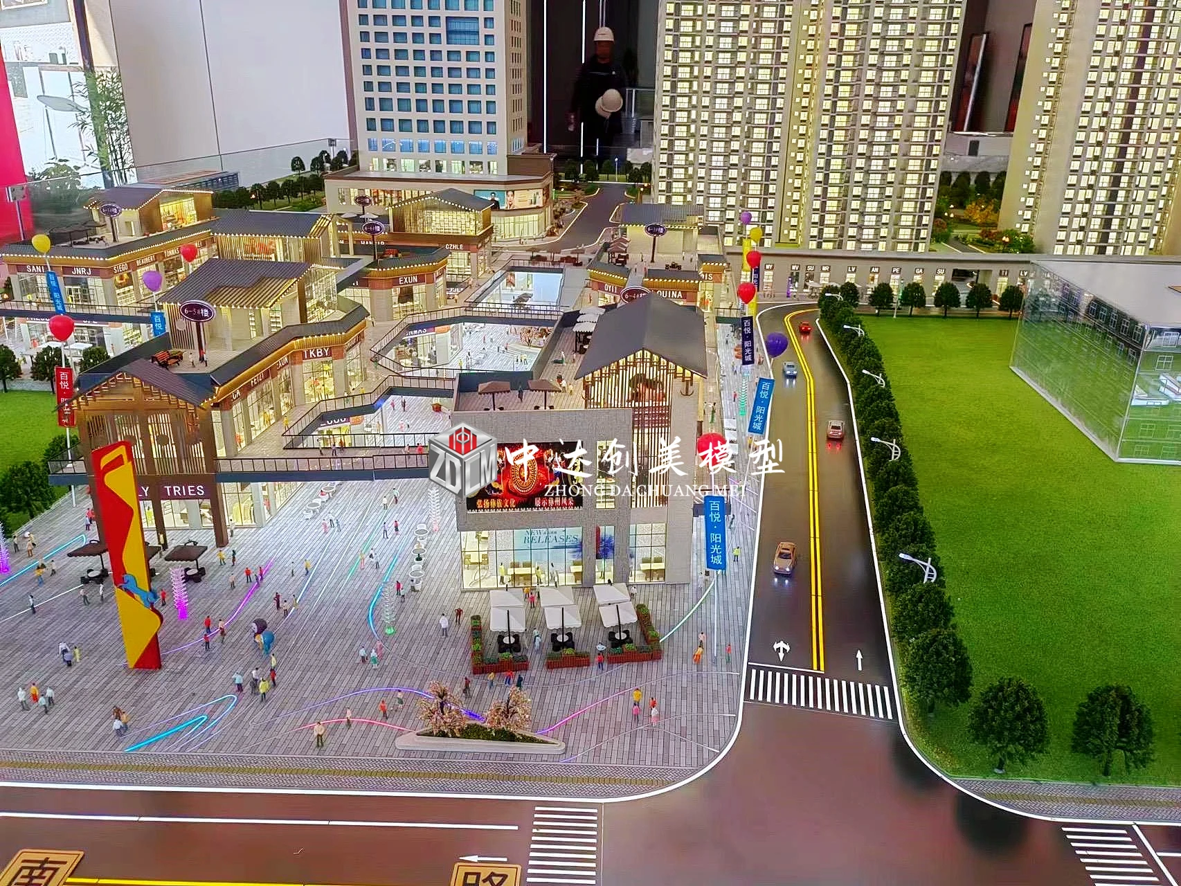 3d architectural scale model for exhibition Architectural Scale Model Miniature Scale Model with furniture