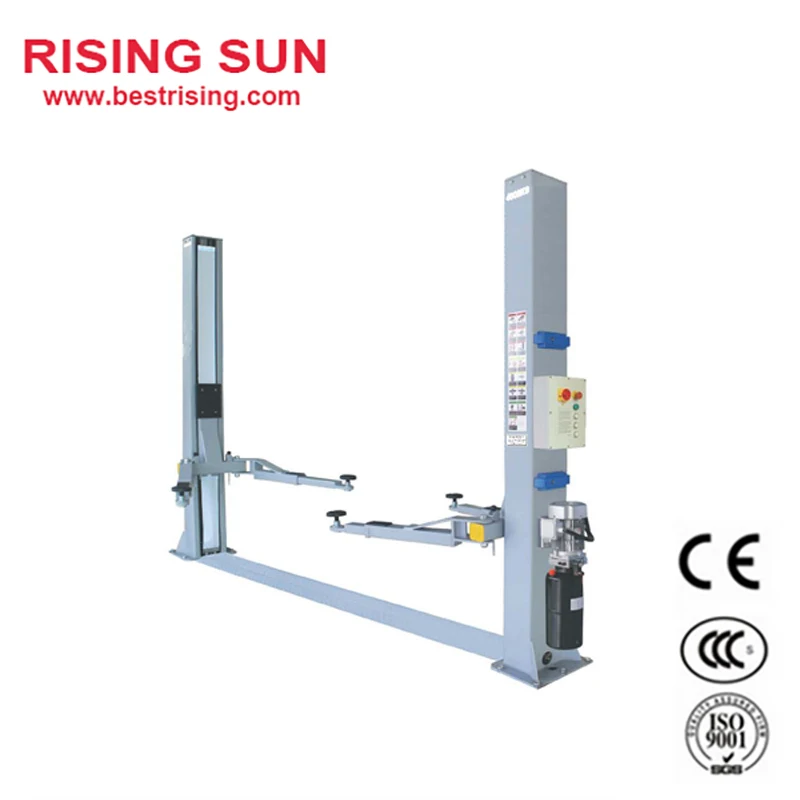 2 Pole Electric Lock 4Ton Home Garage Car Lift