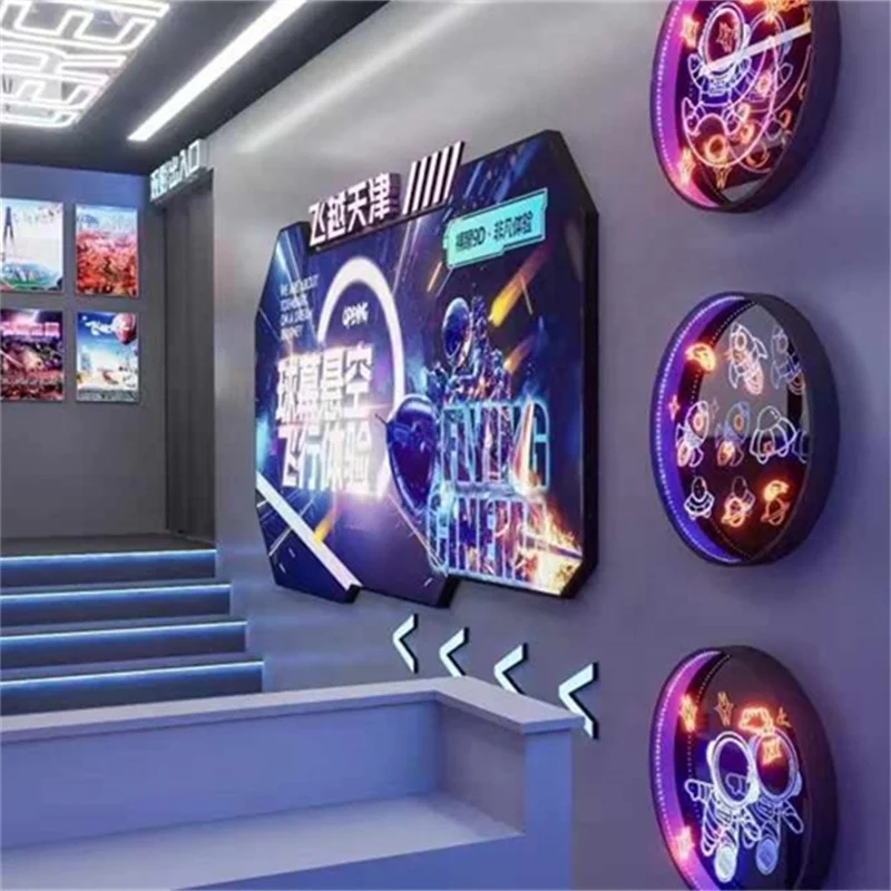 Динамичный Летающий театр VR для детей 9D невооруженным глазом 3D кинотеатр тематических парков