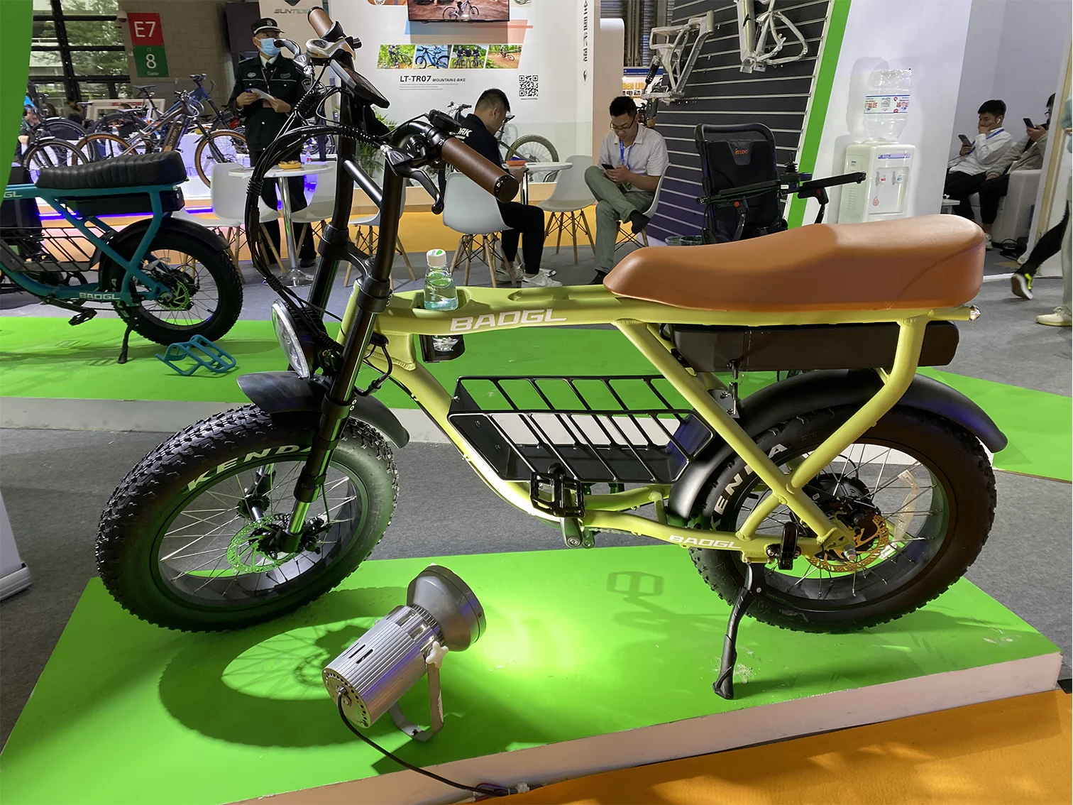 Outdoor sport full suspension electric bicycle retro vintage ATV08 bafang ultra comfort fat bike