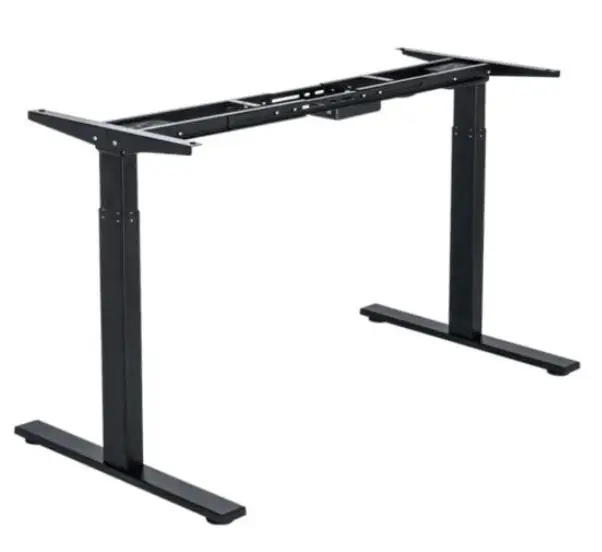 Dual Motor Automatic Lifting Table Metal Frame Height Adjustable Standing Desk Mechanism Electric Office Workstation