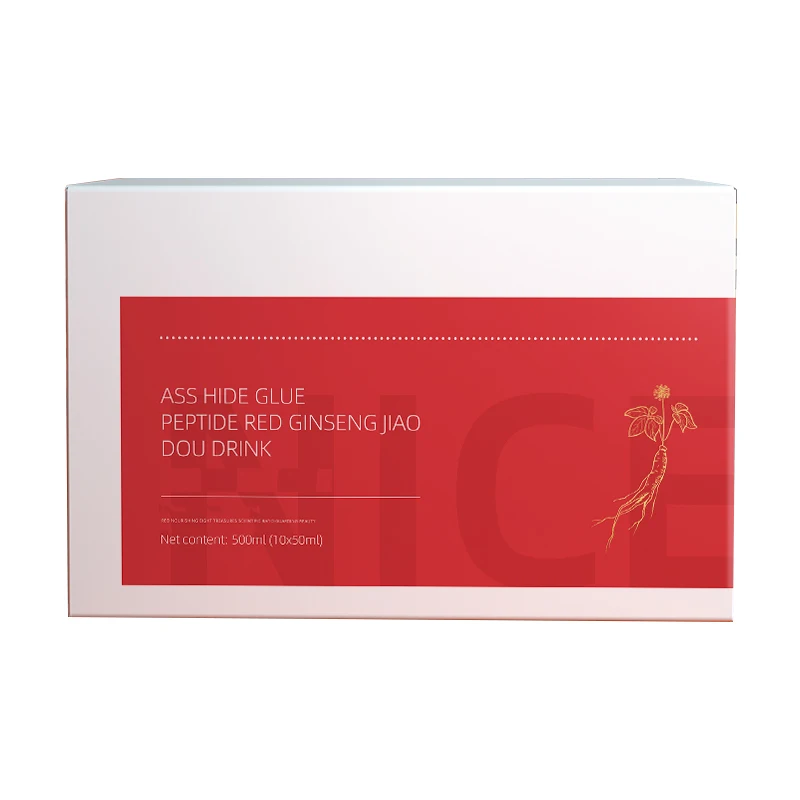 OEM Red ginseng ejiao peptide collagen peptide Qi-blood beauty ginseng high-quality red pomegranate concentrate drink