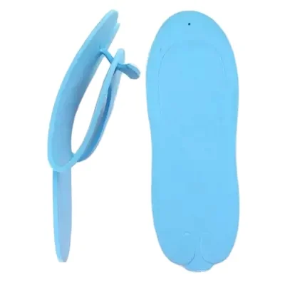 Disposable EVA flip flop slippers Easy to take 3mm EVA slippers for sale nail salon for travel