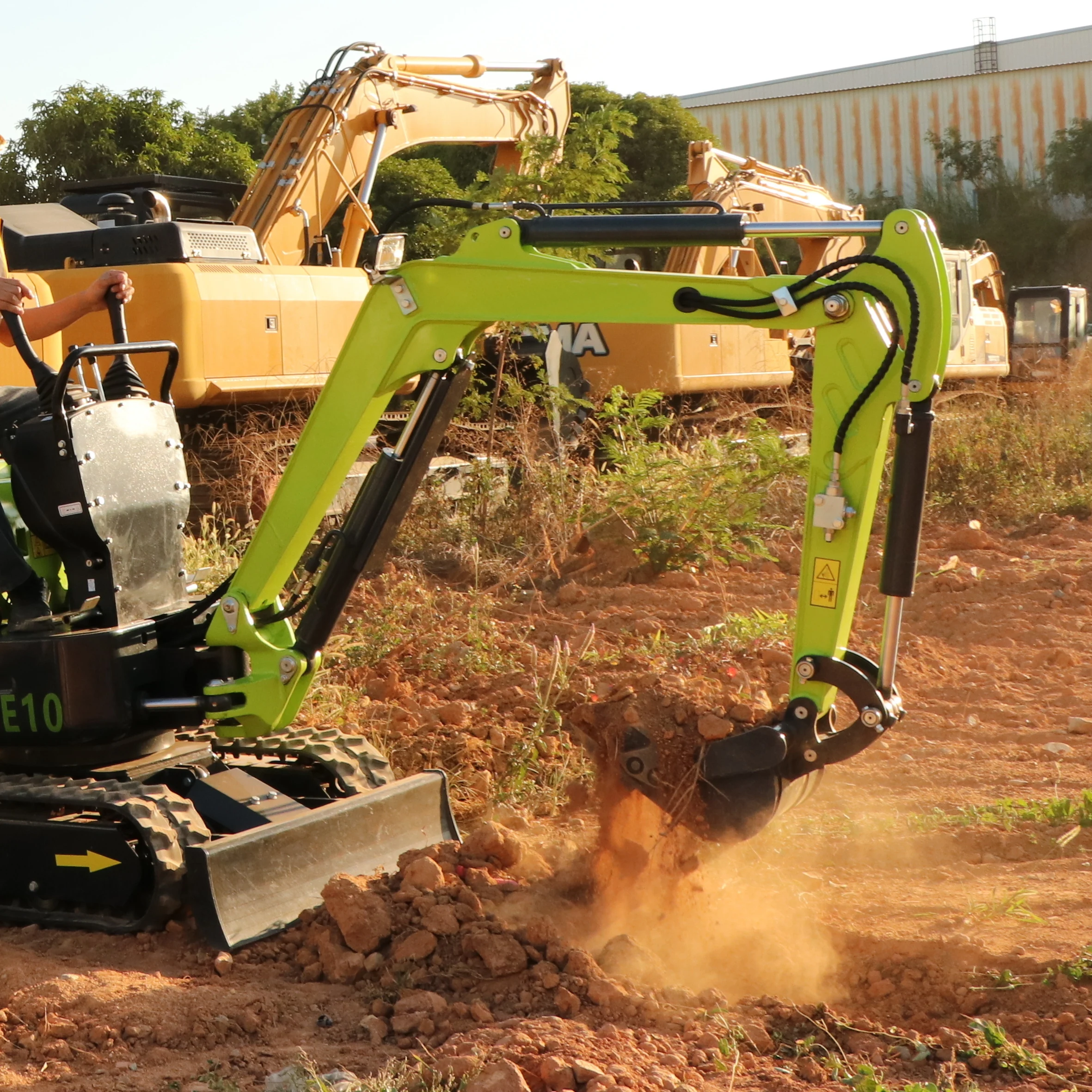 Wallemac Электрический 1 тонный мини-экскаватор Китай Фабрика дешево безопасная 0 выбросов bettry приведенный в действие Электрический мини-экскаватор для продажи