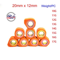 Polygon 20x12 Variator Roller For 250 260 300 400 VOG YP Majesty APRILIA MBK MALAGUTI Linhai Scooter Parts ATV Go Kart Buggy