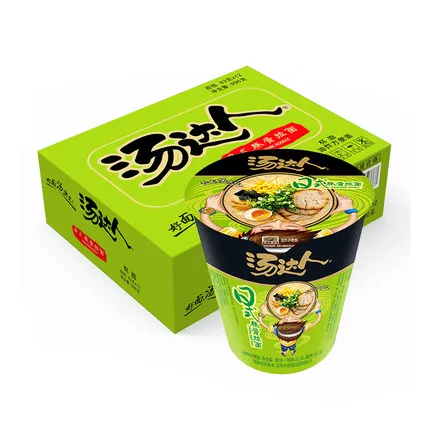 Unified convenient noodle soup master Japanese tonkotsu ramen instant noodle box 83g*12 cups