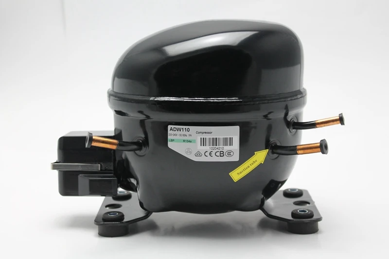 2021 Новый настраиваемый 12 вольт R134a R600a 1/8hp 1/2hp + охлаждающий компрессор