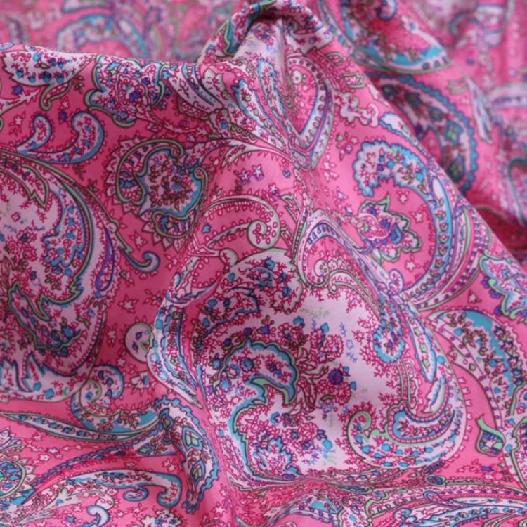 Summer Mulberry Silk Clothing Lined Dress Shirt Fabric