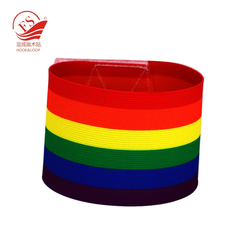 Elastic Adjustable Funeral Armband Sports Captain ArmBands With Custom Logo