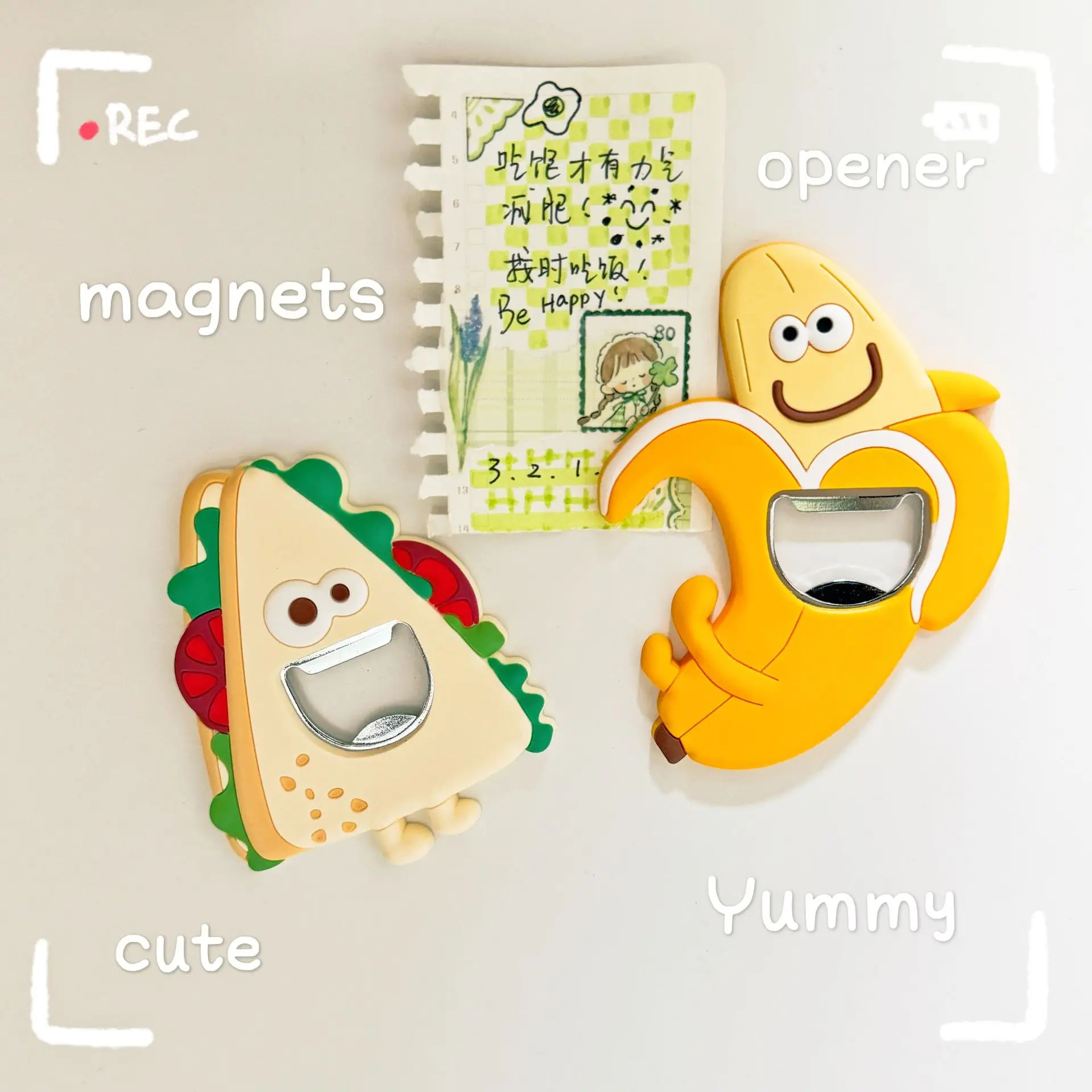 Creative Cute Silicone Cartoon Soft Rubber Bottle Opener Portable for Beer and Wine Corkscrews & Openers