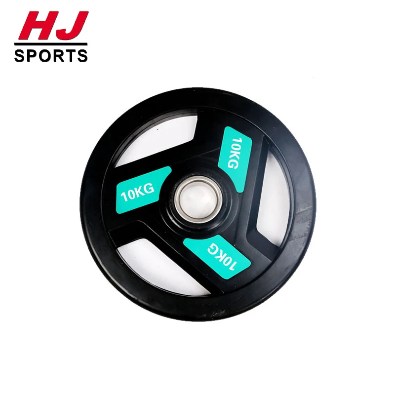 Hotsale Free Weights Gym Equipment Black Rubber Olymp Weight Plates Fitness Accessories Weight Lifting Barbell Discs