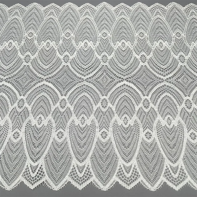 TUTON Custom French Elastic Lace 22 CM/23 CM Trim Wholesale For Lingerie