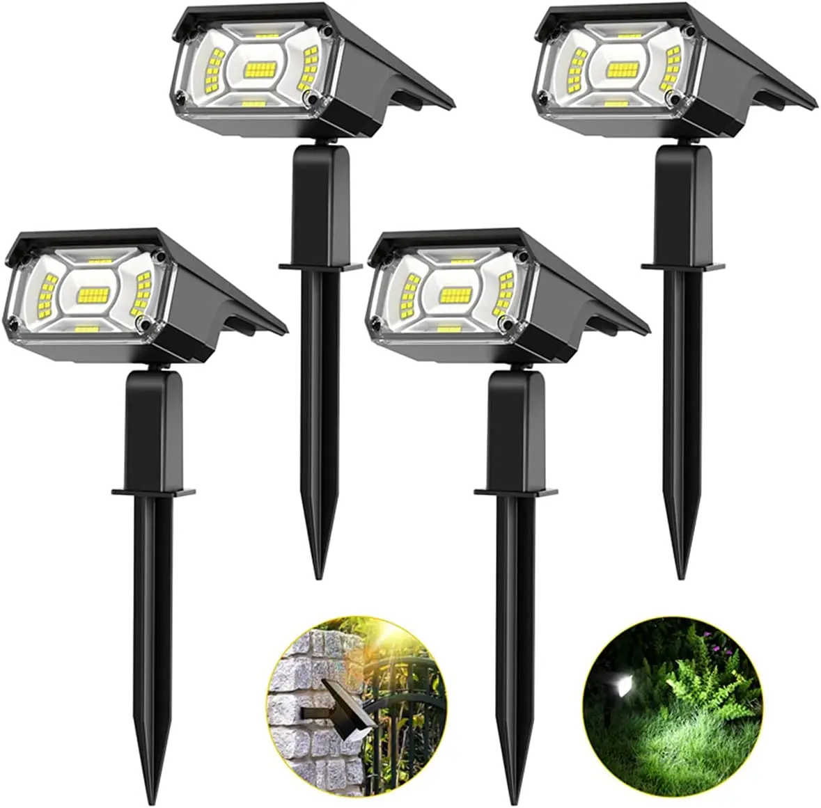 Pretty Design Solar Power Spotlight Lawn Lamp Outdoor Lights Laser Light  IP65 Waterproof Wireless LED Solar Power Landscape