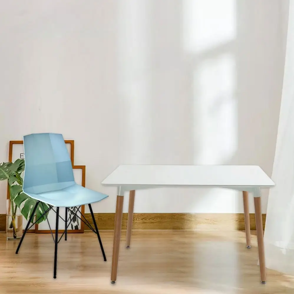 Factory wholesale coffee simple white rectangle small dining table