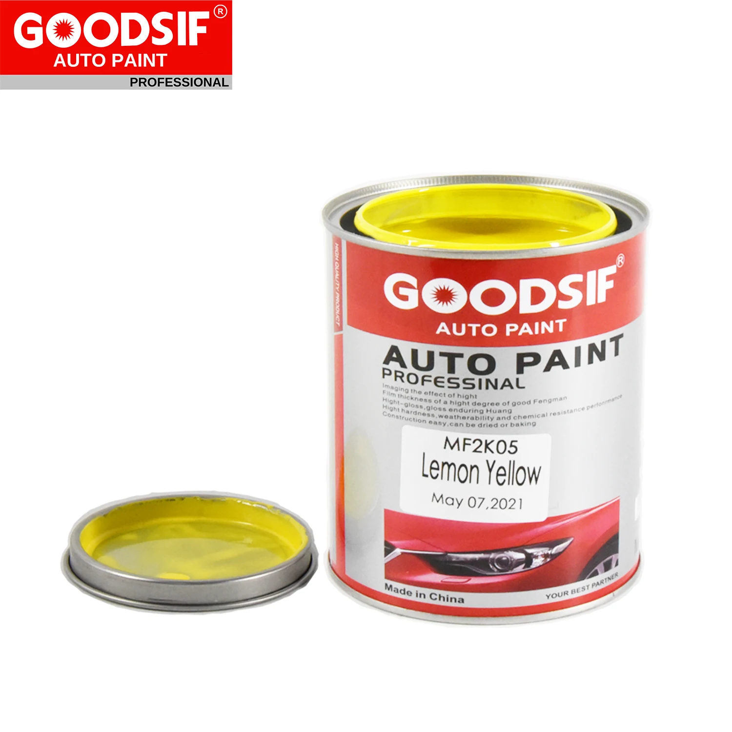 Acrylic car paint 2 to solid color paint spraying
