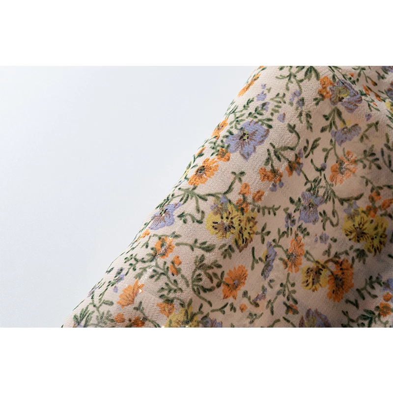 
Customized multi-color hot-selling printed chiffon fabric skirts and scarves are available 