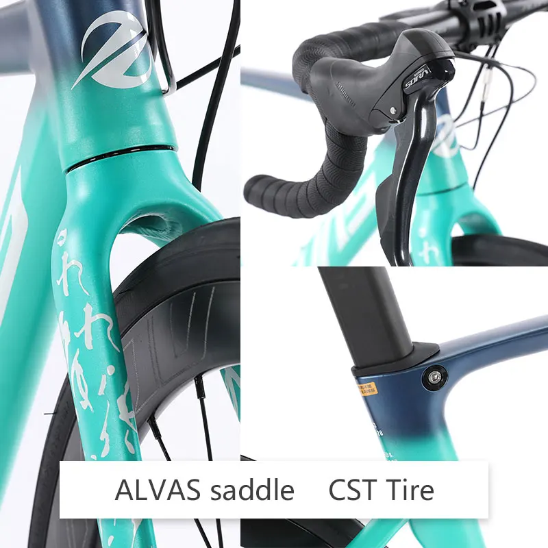 ALVAS AERO Airship 3 Break Wind aluminum 18-speed all-purpose road recreational student bike for both men and women