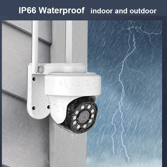 New 4ch Wireless Security Camera System IP Cameras 4 Channel CCTV Systems WIFI NVR Kit 5MP Rotate PTZ Outdoor
