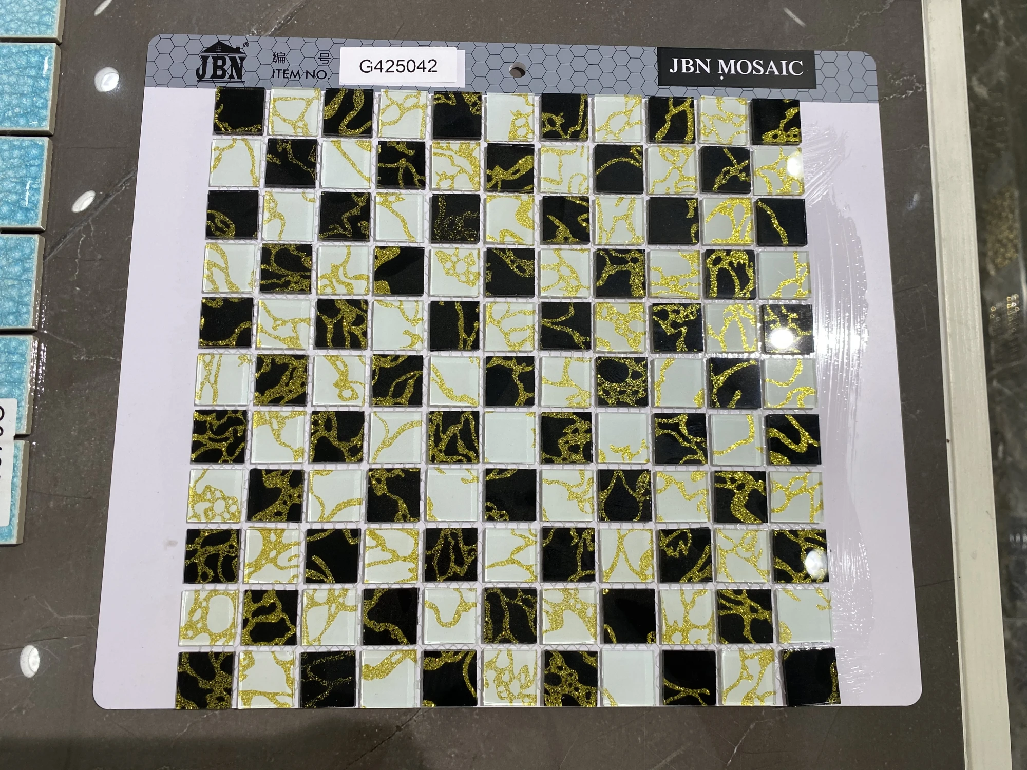 25x25mm wallpaper mesh stainless steel diy electro-plated golden rose golden silver mirror glass mosaic tile