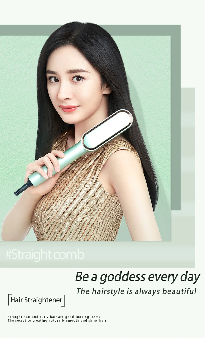 Hair Straightener Brush,Hair Straightener Comb,Electric Hair Brush