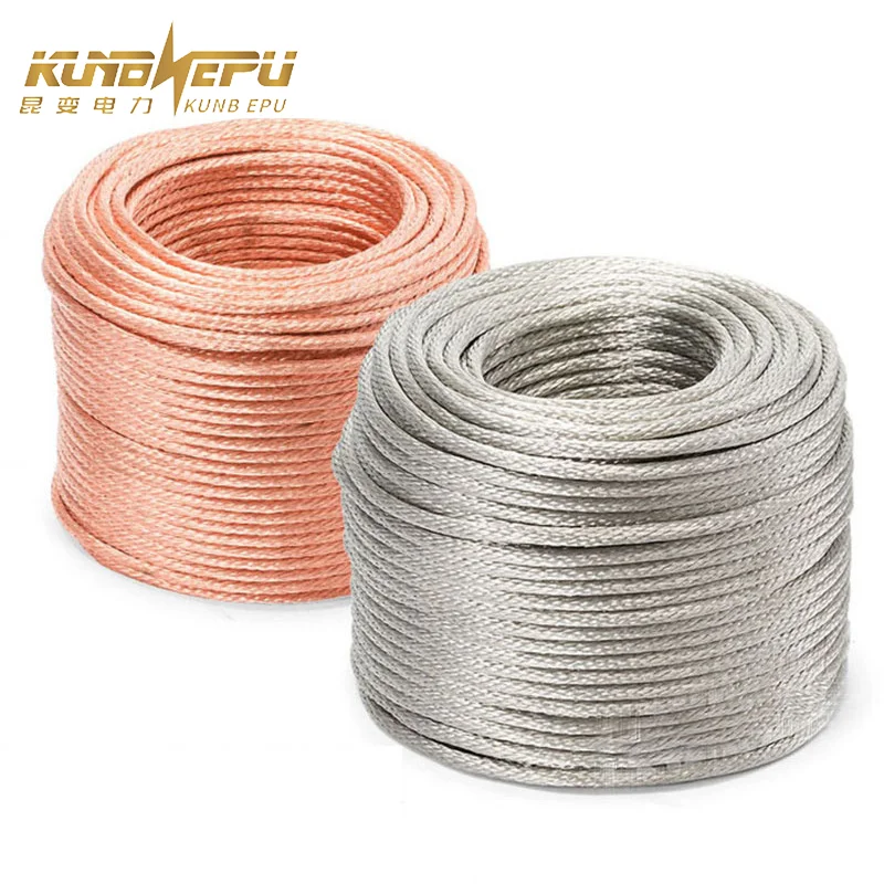 KUNB customized high quality copper clad steel stranded wire pvc insulated & solid conductor for earth application OEM/ODM