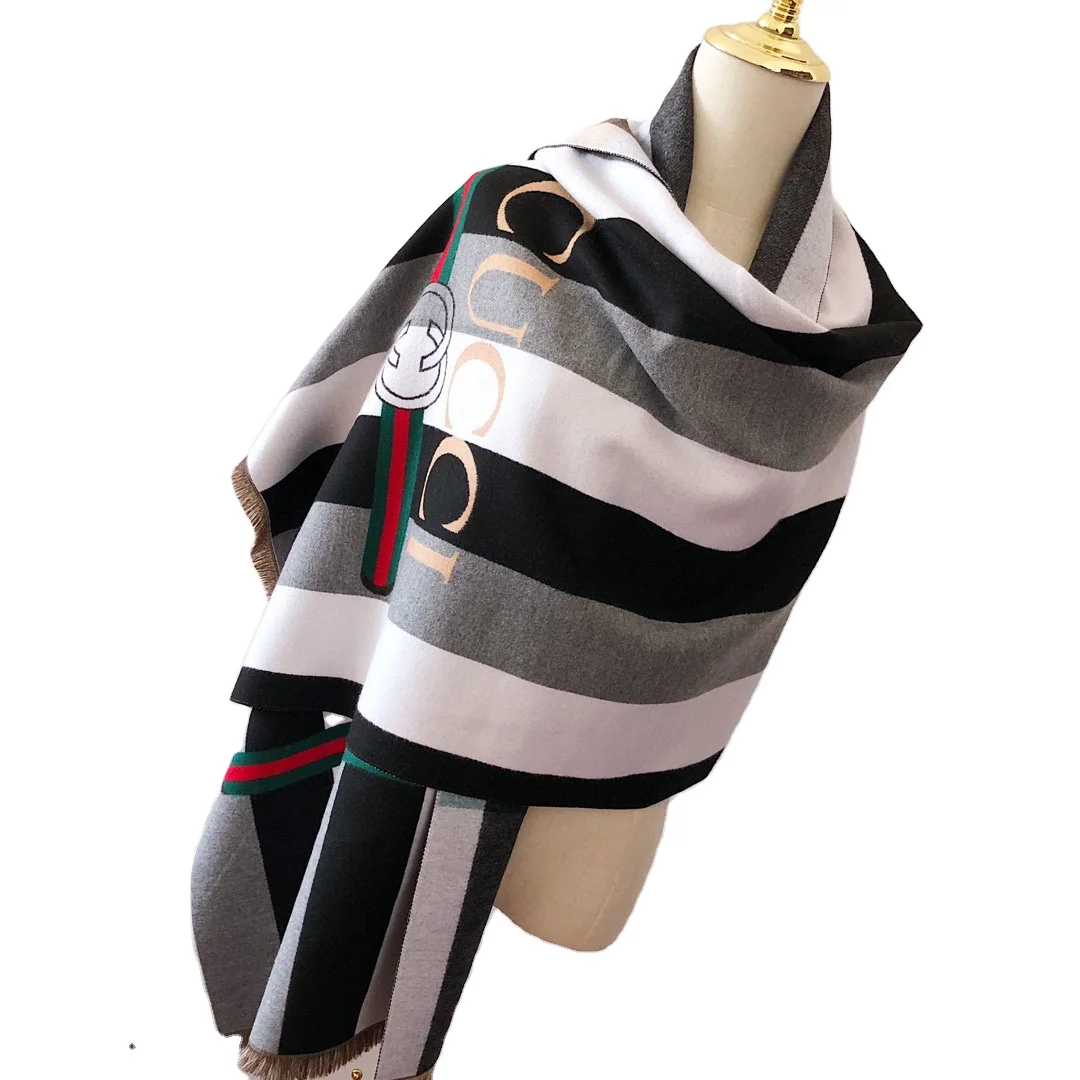 
Super warm thick cashmere CUCCI pashmina winter unisex shawl scarf 