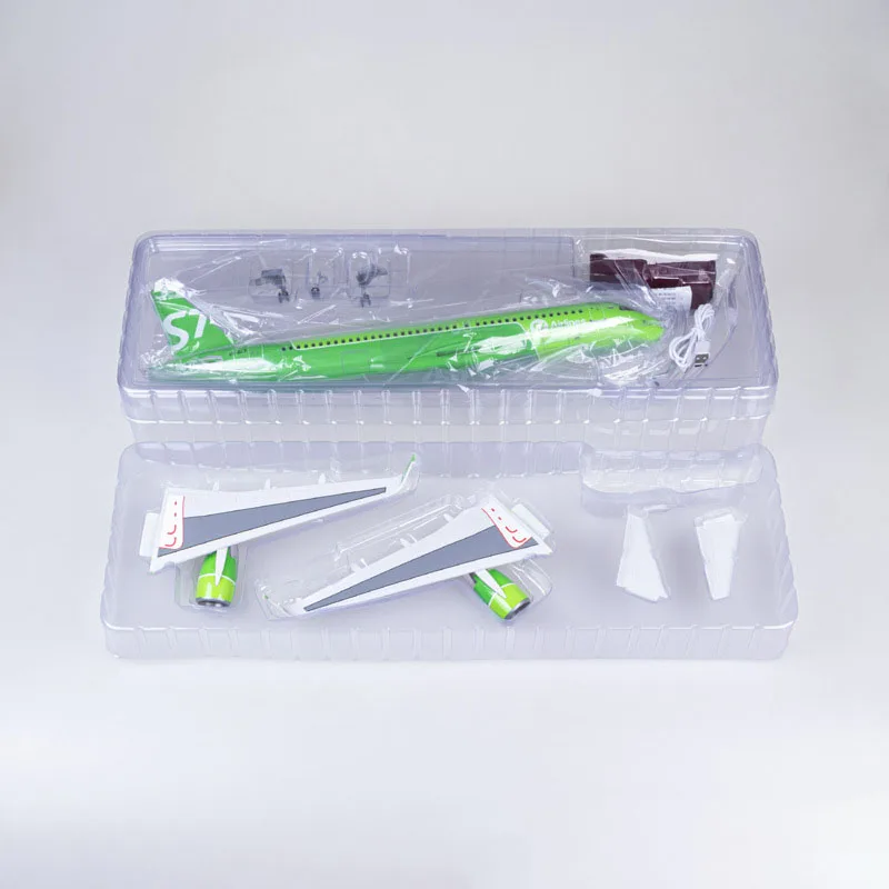 1/80 Scale 47CM Siberian Airlines Airbus A320neo Aircraft Model Civil Aviation Passenger Aircraft Simulation Decoration Gift