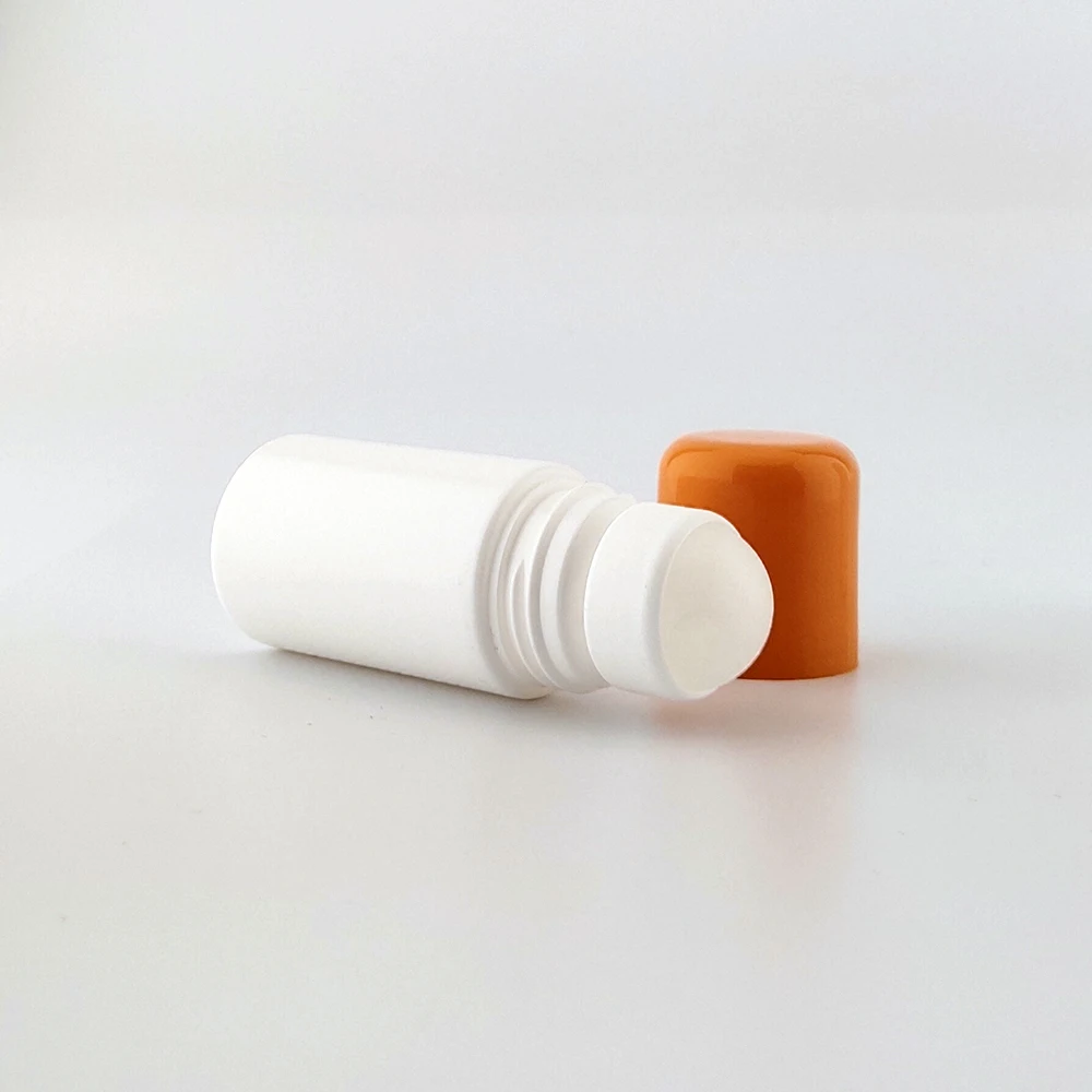 50ml Plastic Deodorant Eco Packaging Roll On Bottle Made of 50% PCR