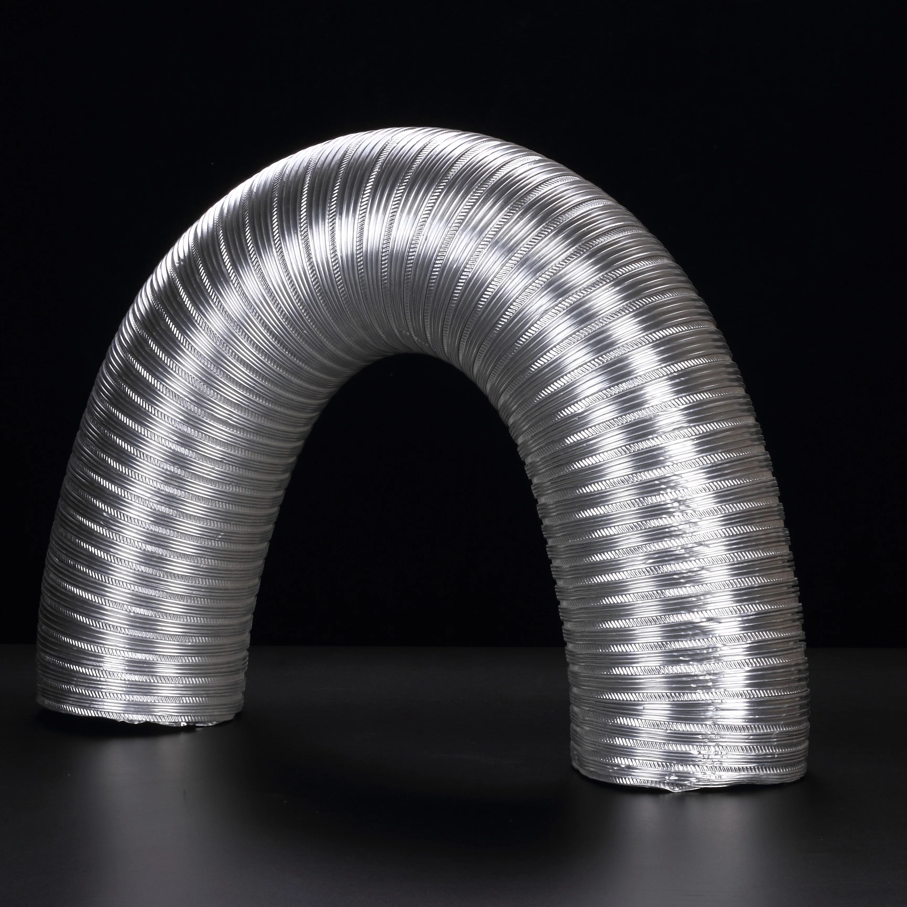 resistance air conditioning ventilation duct 6.5 inch aluminum foil flexible insulation air duct hose