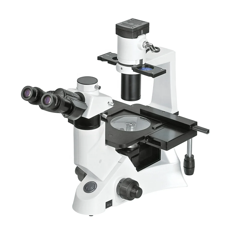 40x-400x Trinocular Phase Contrast Biological Petri Dish Inverted Microscope