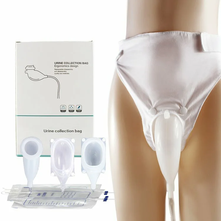 Urine collector bag 1000ml 2000ml silicone urine bag man female portable incontinence male urine container