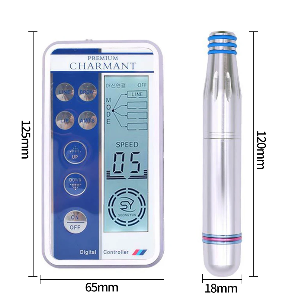 Popular Korea Digital microblading kit micropigmentation machine PMU MTS semi wireless Multifunction permanent makeup machine